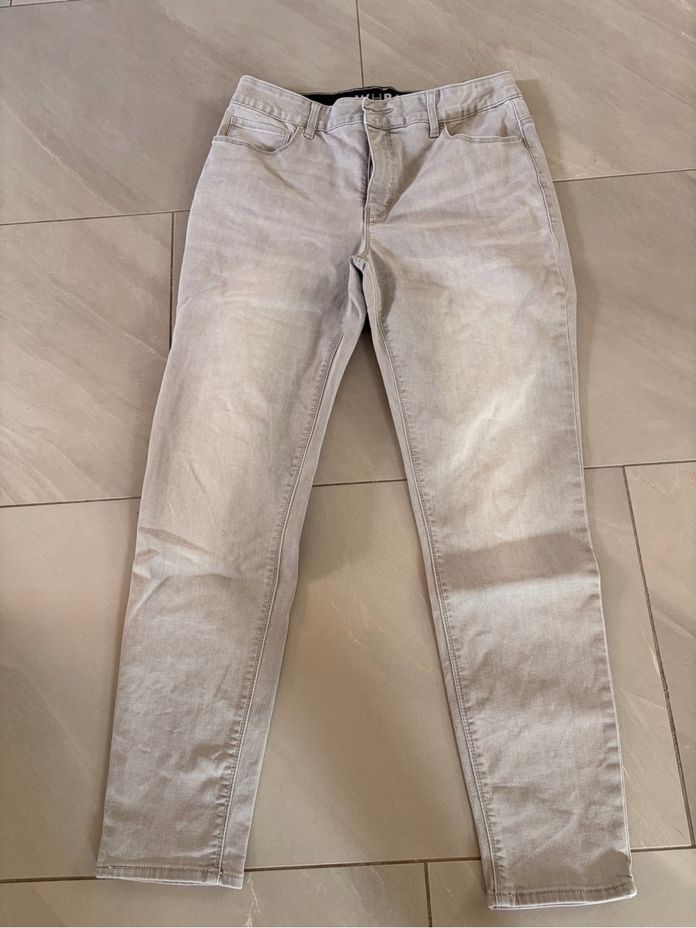 White House Black Market Women’s Light Gray Slim Jeans